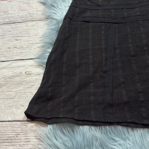 Prana Erin Black Striped Skirt sz 4 - Picture 5 of 11